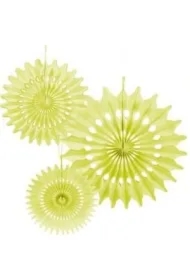 Rozety dekoracyjne żółte