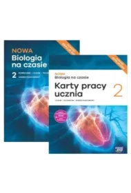 Pakiet NOWA Biologia na czasie 2. Podręcznik i Karty pracy ucznia. Liceum i technikum. Zakres podstawowy. Edycja 2024