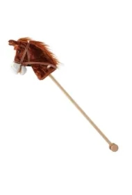 Hobby Horse z dźwiekiem i kółkami Bruno brązowy