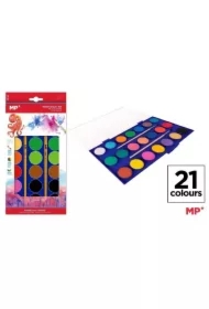 Farba akwarelowa z pędzelkiem 21 kolorów