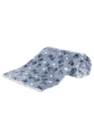 Koc Tammy, 100 x 70 cm, niebieski/beżowy