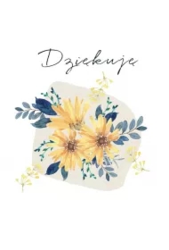 Karnet Swarovski kwadrat CL4511_PO Dziękuję