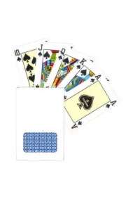 Karty do gry Bridge, niebieskie