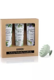 Zestaw odżywek do włosów o niskiej porowatości + Mohani Szczotka do mycia włosów i masażu głowy