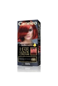 Omega Permanent Hair Color Cream trwale koloryzująca farba do włosów 7.45 Intensive Red