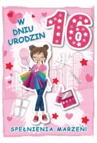 Karnet urodziny 16