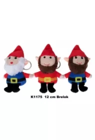 Brelok krasnal 12cm MIX