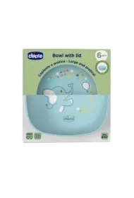 Miseczka z pokrywką niebieska 6m+