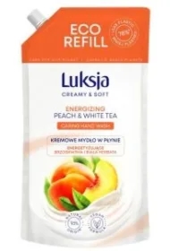 Creamy &amp; Soft Brzoskwinia i Biała Herbata Energizujące kremowe mydło w płynie - zapas