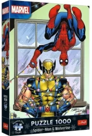 Puzzle 1000 el. Spider-Man&Wolverine: Święta