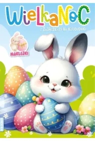 Wielkanoc z zajączkiem na kolorowo