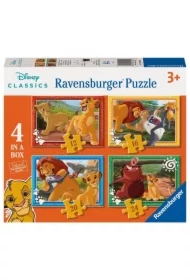 Puzzle 4w1 - Król Lew (12+16+20+24 el.)