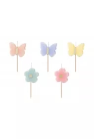 Świeczki urodzinowe Motylki