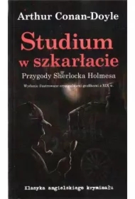 Studium w szkarłacie w. ilust. grafikami z XIX w