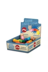 Drewniany elastyczny robak MIX