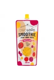 Smoothie tropikalnie Jabłko-banan-malina