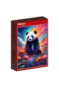 Puzzle 1000 el. Kolorowa Panda