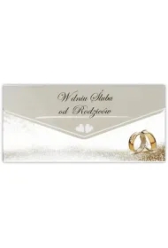 Karnet-koperta Ślub od Rodziców