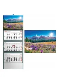 Kalendarz 2026 trójdzielny krajobraz