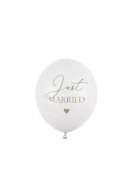 Balony Just Married 30cm