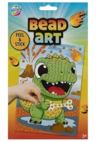 Zestaw kreatywny koralików do mozaiki A5 Dino