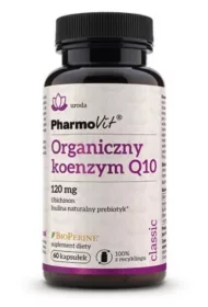Organiczny koenzym Q10 120 mg Suplement diety