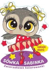 Zwierzakowe kolorowanki. Sówka Sabinka