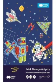 Blok małego artysty A4 8 ark Pixi Planet