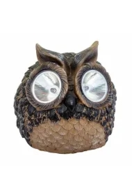 Lampka solarna sowa kamień