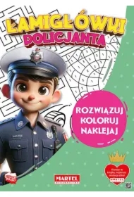 Łamigłówki policjanta z naklejkami