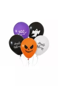 Balony Happy Halloween 5 szt
