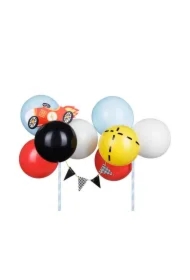 Balonowy topper na tort Autko
