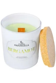 Świeczka sojowa Bergamot biała