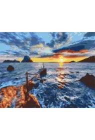 Malowanie po numerach - Na zachodzie słońca