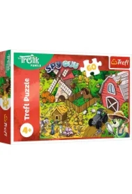 Puzzle 60 el. Wesoły dzień Treflików