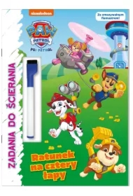 Psi Patrol. Zadania do ścierania. Ratunek na cztery łapy