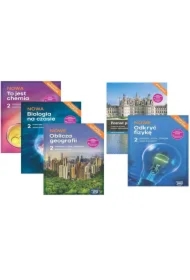 Pakiet: NOWA Biologia na czasie 2, NOWA To jest chemia 2, NOWE Oblicza geografii 2. Podręcznik,NOWE Odkryć fizykę 2. Podręcznik, Poznać przeszłość 2. Poziom podstawowy. Podręcznik. Podręcznik. Liceum i technikum. Zakres podstawowy.Edycja 2024