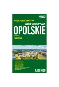 Województwo Opolskie 1:150 000 mapa samochodowa