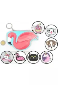 Portmonetka z brelokiem 20cm MIX