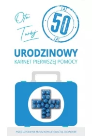 Karnet urodziny 50