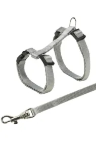 Szelki ze smyczą dla kociąt JUNIOR, 19&ndash;31 cm/8 mm, 1.20 m