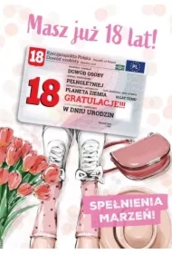Karnet urodziny 18