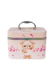 Kuferek L z lusterkiem na zamek 23x18x15cm