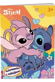 Disney Stich. Kolorowanka z naklejkami