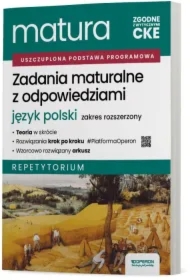 Matura 2026. Język polski. Zadania maturalne z odpowiedziami. Repetytorium. Zakres rozszerzony