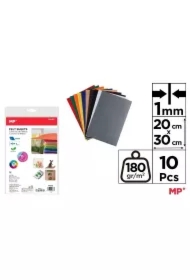 Filc dekoracyjny 20x30cm 180g 10 kolorów