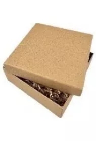 Pudełko prezentowe kraft beżowe 15x15x5,5cm