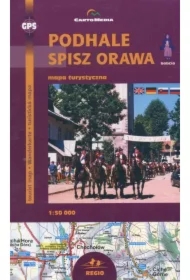 Podhale Spisz Orawa Mapa turystyczna 1:50 000