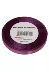 Wstążka satynowa śliwkowa