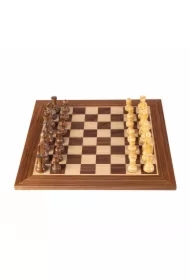 Zestaw szachowy Walnut 40x40cm ze figurkami Staunton